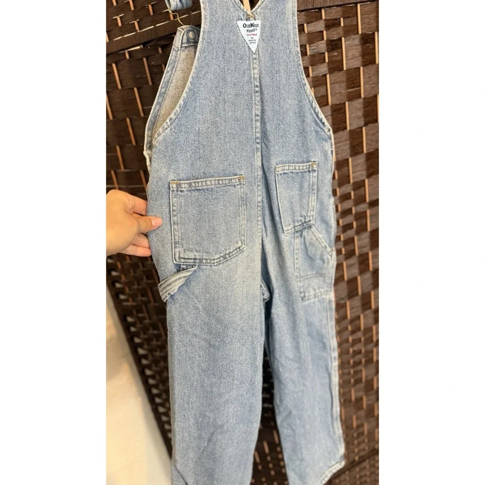 Vintage OshKosh B'Gosh Distressed Denim Overalls - Picture 5 of 9